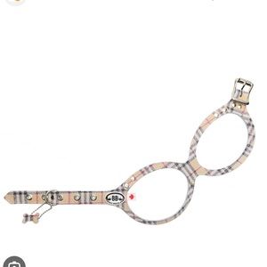 Plaid genuine leather Buddy Belt dog harness